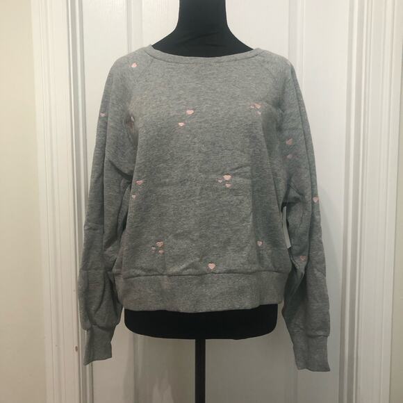 Honeydew Intimates Womens Over The Moon Sweater Sz Small Heather Gray Pullover - Picture 1 of 9